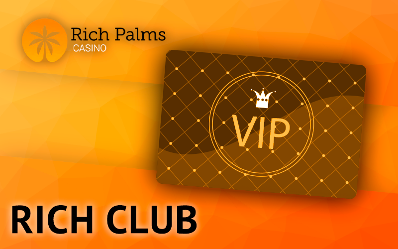 Elite VIP card for Rich Palms Casino
