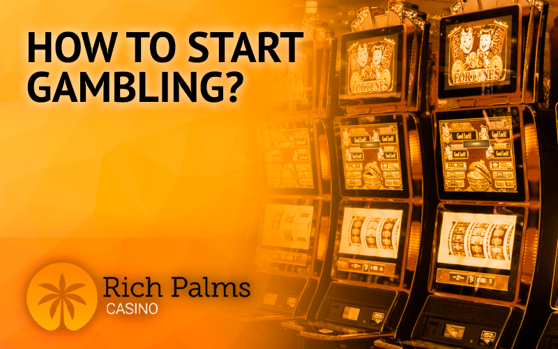 Gambling slot machines at Rich Palms