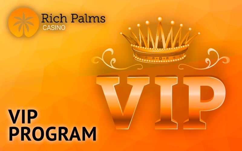 Crown and vip icon at Rich Palms