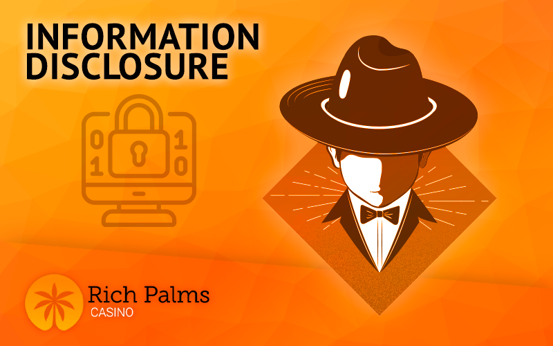 An anonymous man in a hat and the Rich Palms logo