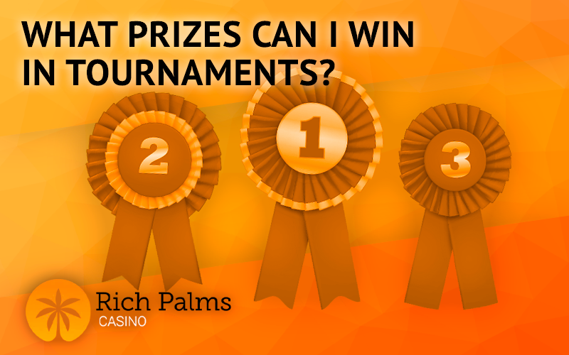 Prize medals for the first three places of the Rich Palms tournament